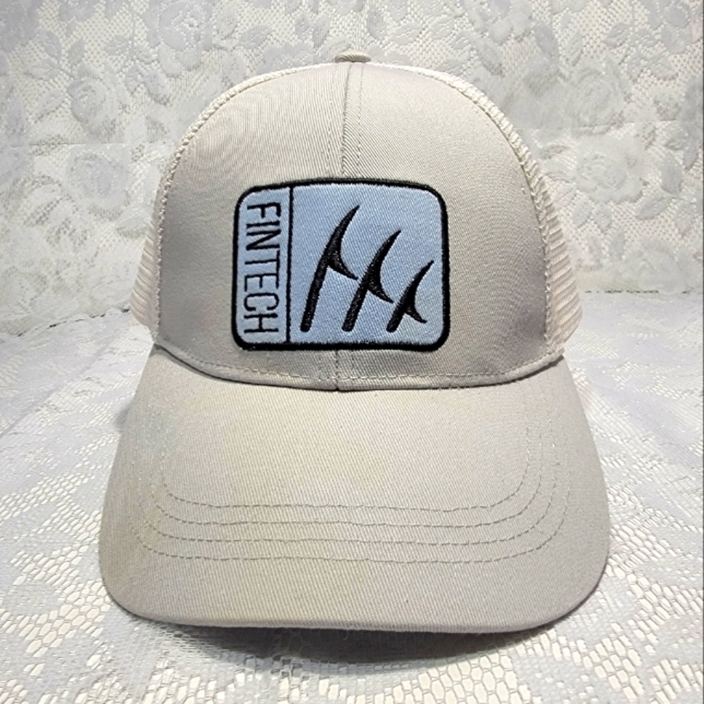 FINTECH Men's Glacier Gray Cotton Baseball Cap One Size Fit Most Adjustable Hat